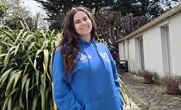 Faustine est étudiante à Saint-Brieuc.
