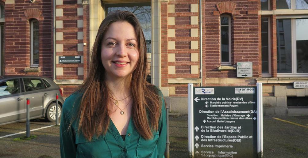 Portrait de Eloïse Gaboriau, chargée de mission patrimoine arboré et végétalisation