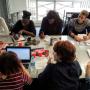 Les étudiants de la prépa La Chance en plein travail.