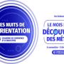 Affiche "Les nuits de l'orientation"