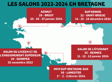 Salons post-bac en Bretagne 2023-2024