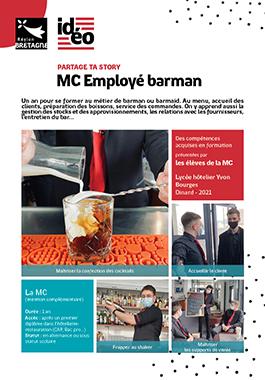 Visuel de la fiche MC Employé barman