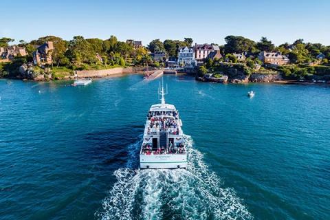 Photographies aériennes par drone du Port Clos sur l&#039;Ile de Bréhat