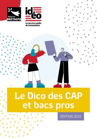 Couverture du Dico des CAP et bacs pros