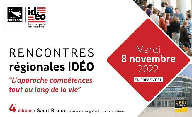 Affiche Rencontres régionales IDEO 8 novembre 2022