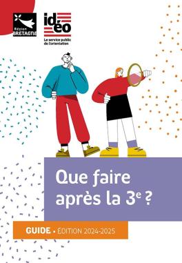 Une du guide "Que faire après la 3e ?", édition 2024-2025 Une du guide "Que faire après la 3e ?", édition 2024-2025