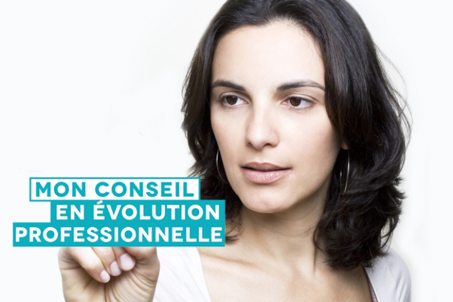 Le conseil en évolution professionnelle : un service gratuit pour tous les actifs Visuel femme et logo CEP