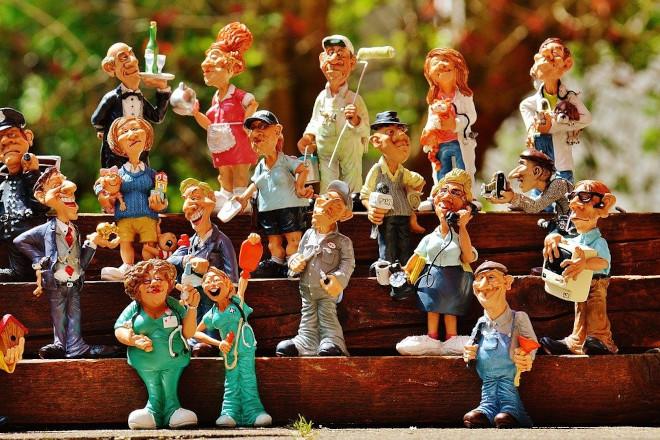 Figurines métiers Photos de figurines représentants des métiers