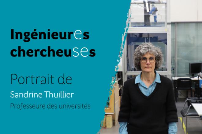 Sandrine Thuillier, professeure des universités en mécanique Portrait de Sandrine Thuillier, professeure des universités en mécanique