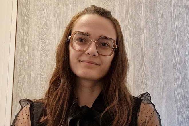 Ophélie, étudiante en en licence Sciences de la vie et de la terre à Rennes Portrait d'Ophélie