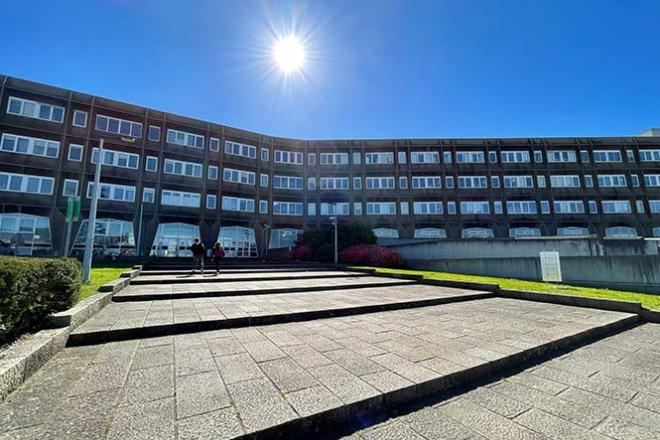 Le bâtiment de la faculté de santé de l&#039;UBO à Brest.